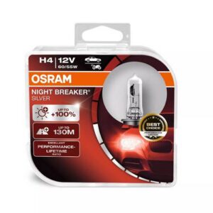 OS 12V 60/55W P43t H4 NIGHT BREAKER SILVER PAR - Slika 1